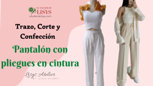 pantalón con pliegues